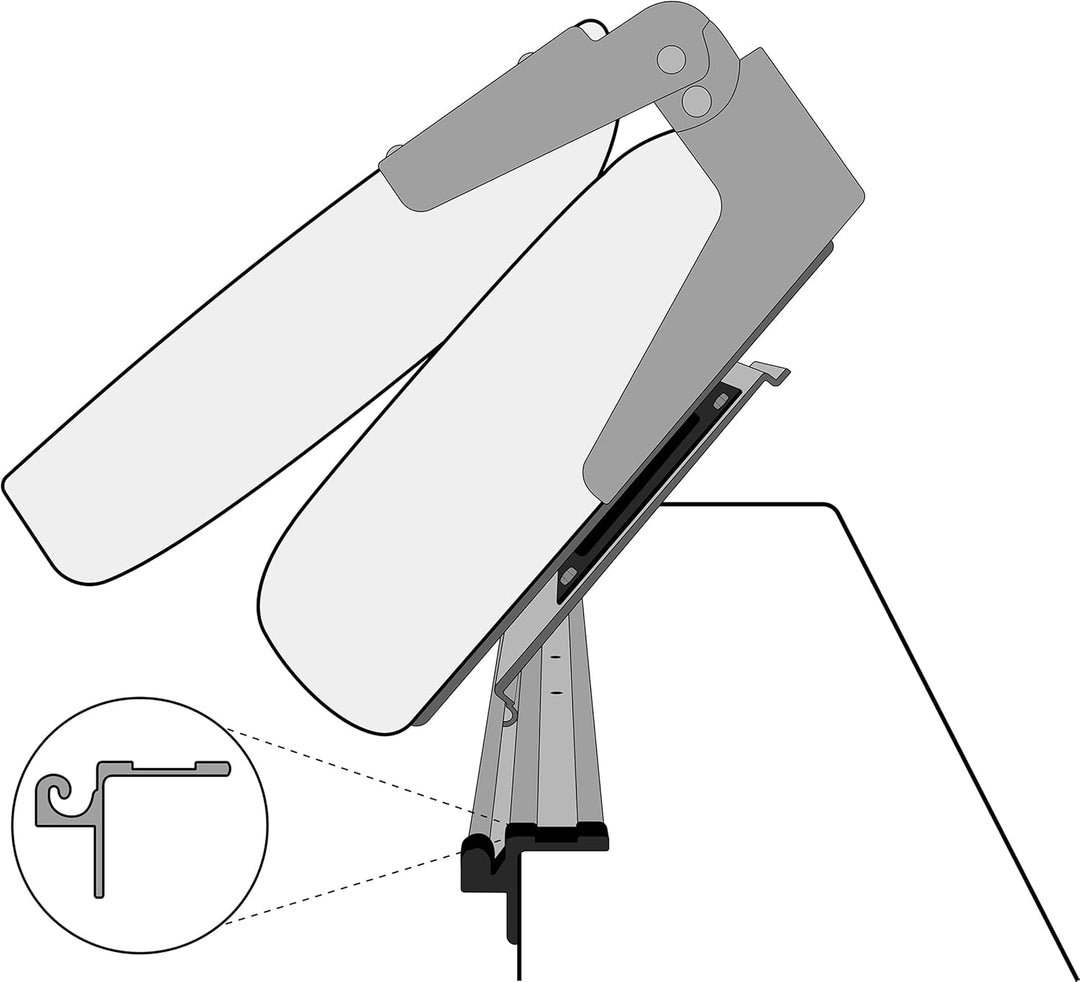 Wise Sure Mount Sitzhalterungs-Set 30 Inch, 30 Inch