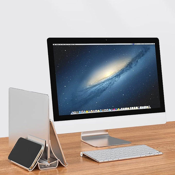 Vertikaler Laptop-Ständer, Schwerkraft-Notebook-Halter, platzsparend, Laptop-Ständer, Dock für alle