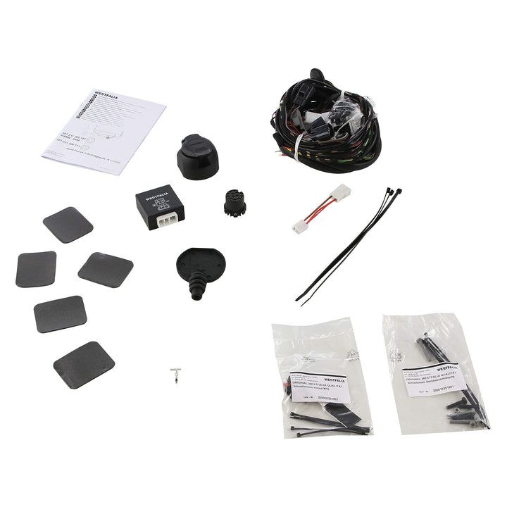 Westfalia Elektrosatz 13-polig und fahrzeugspezifisch für Ford Focus Schrägheck (BJ 10/2004-01/2008)