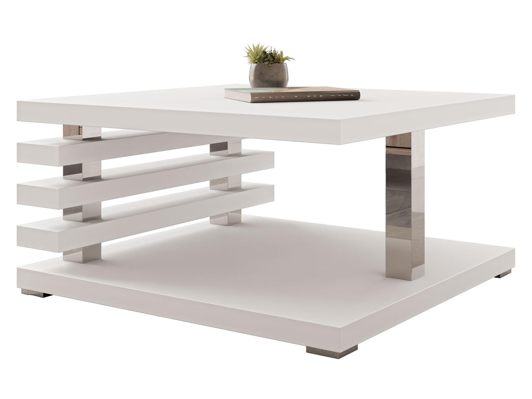 Mirjan24 Couchtisch Kyoto, Kaffeetisch, Sofatisch 60x60x31cm, Wohnzimmertisch, Couchtisch, Modern St