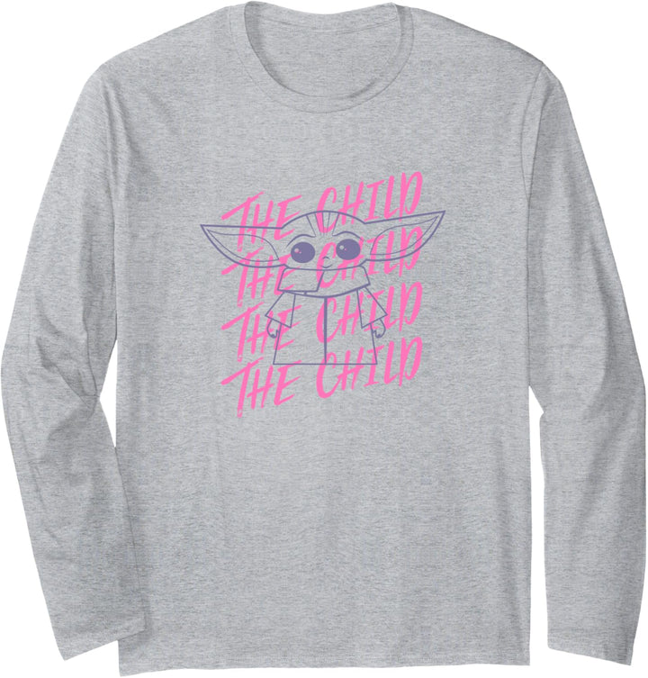 Star Wars The Mandalorian Child Overlap Langarmshirt
