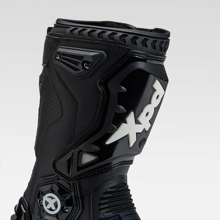 XPD XP6-S Motorrad Stiefel, schwarz, 47 Schwarz 47 EU