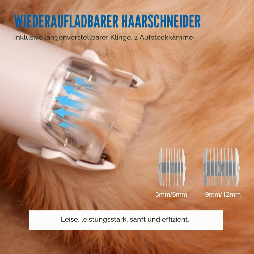 XPOWER Dog Vacuum &amp; Dryer for Shedding Grooming Quiet &amp; Safe Grooming Set for All Dogs, Cats and Pet