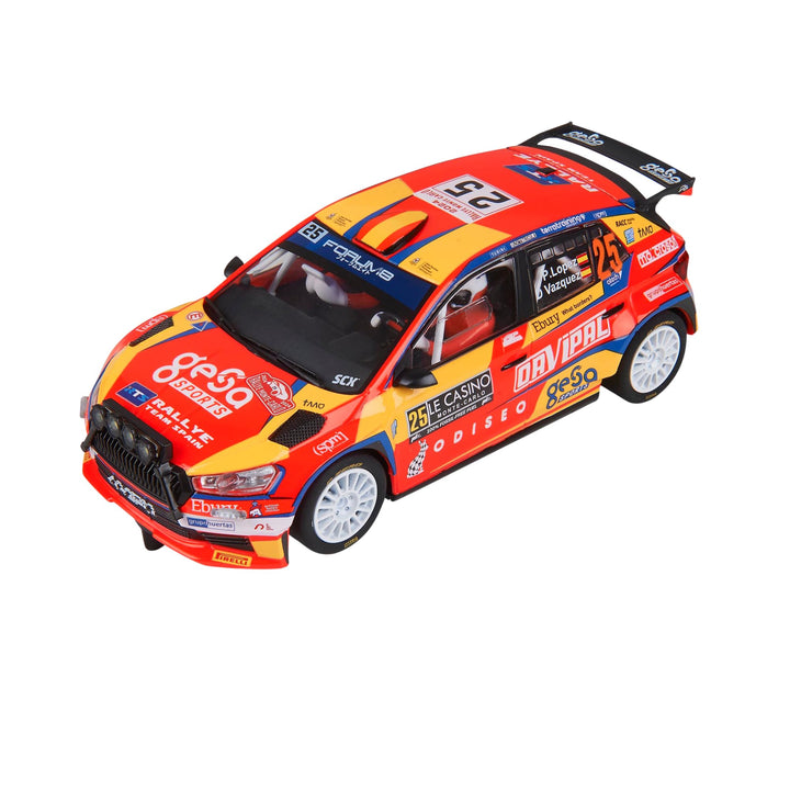 SCALEXTRIC - Klassisches Rennfahrzeug - Slotauto - Massstab 1:32 (Skoda Fabia WRC2 - Pepe López) Sko