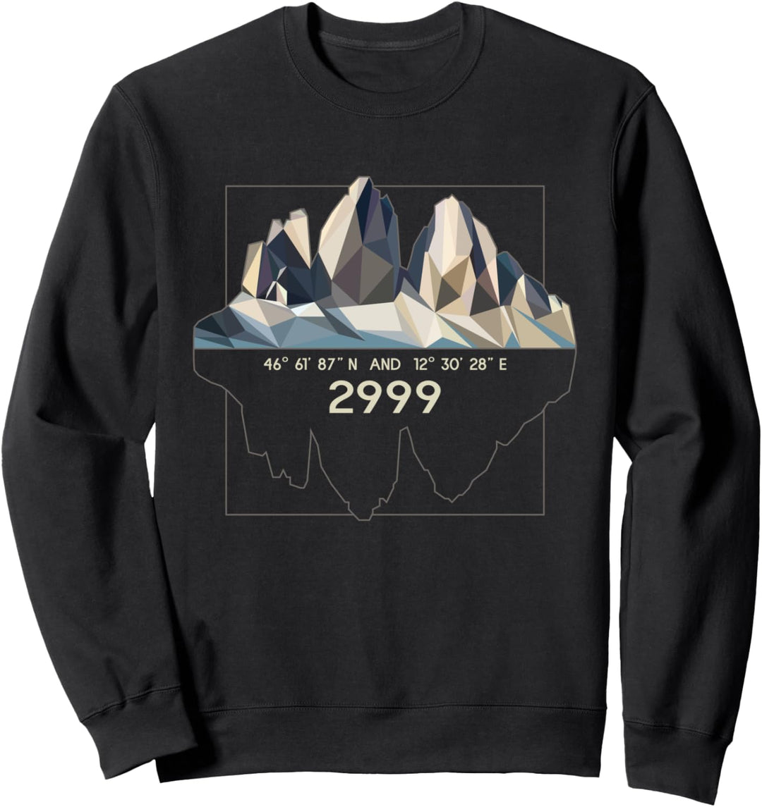 Dolomiten Drei Zinnen Tre Cime Lavaredo Bergsteiger Wandern Sweatshirt