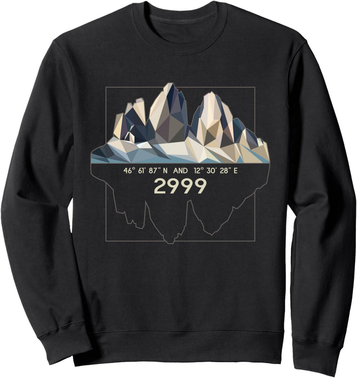 Dolomiten Drei Zinnen Tre Cime Lavaredo Bergsteiger Wandern Sweatshirt