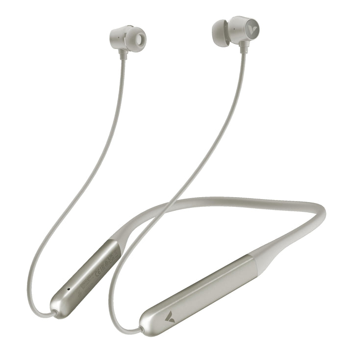 Verbatim TruSound ANC Neckband Earbuds (Grau) Bluetooth 5.4 mit Active Noise Cancelling Mikrofon 28h