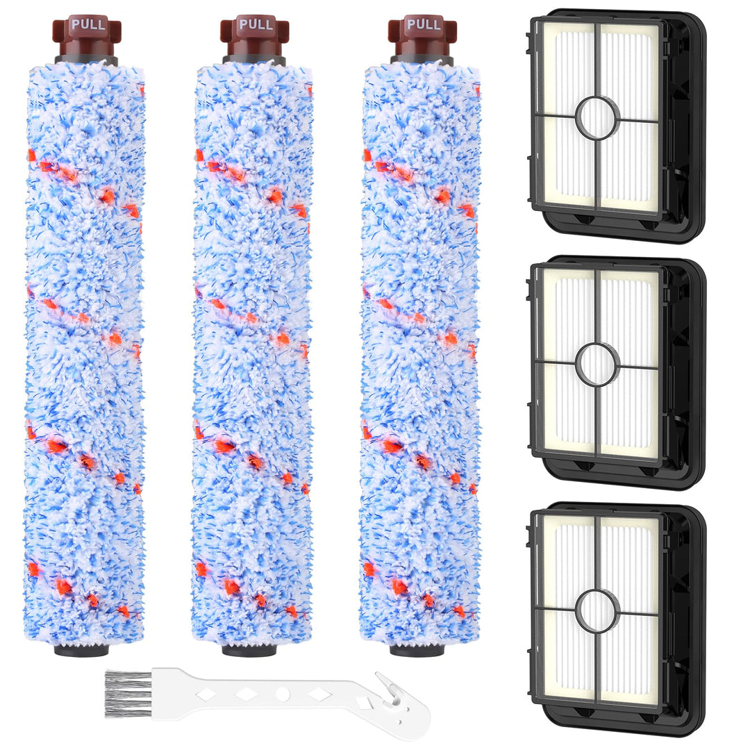 Zubehör für Bissell CrossWave 3-in-1 C3 Pro Nass Trockensauger 3555N, 3 Multi-Oberflächenbürsten 186