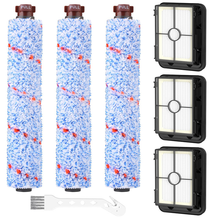 Zubehör für Bissell CrossWave 3-in-1 C3 Pro Nass Trockensauger 3555N, 3 Multi-Oberflächenbürsten 186
