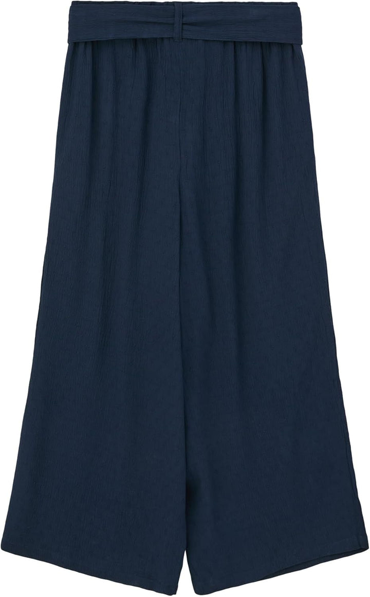 s.Oliver Mädchen Culotte mit Bindegürtel 176 Blau, 176 Blau