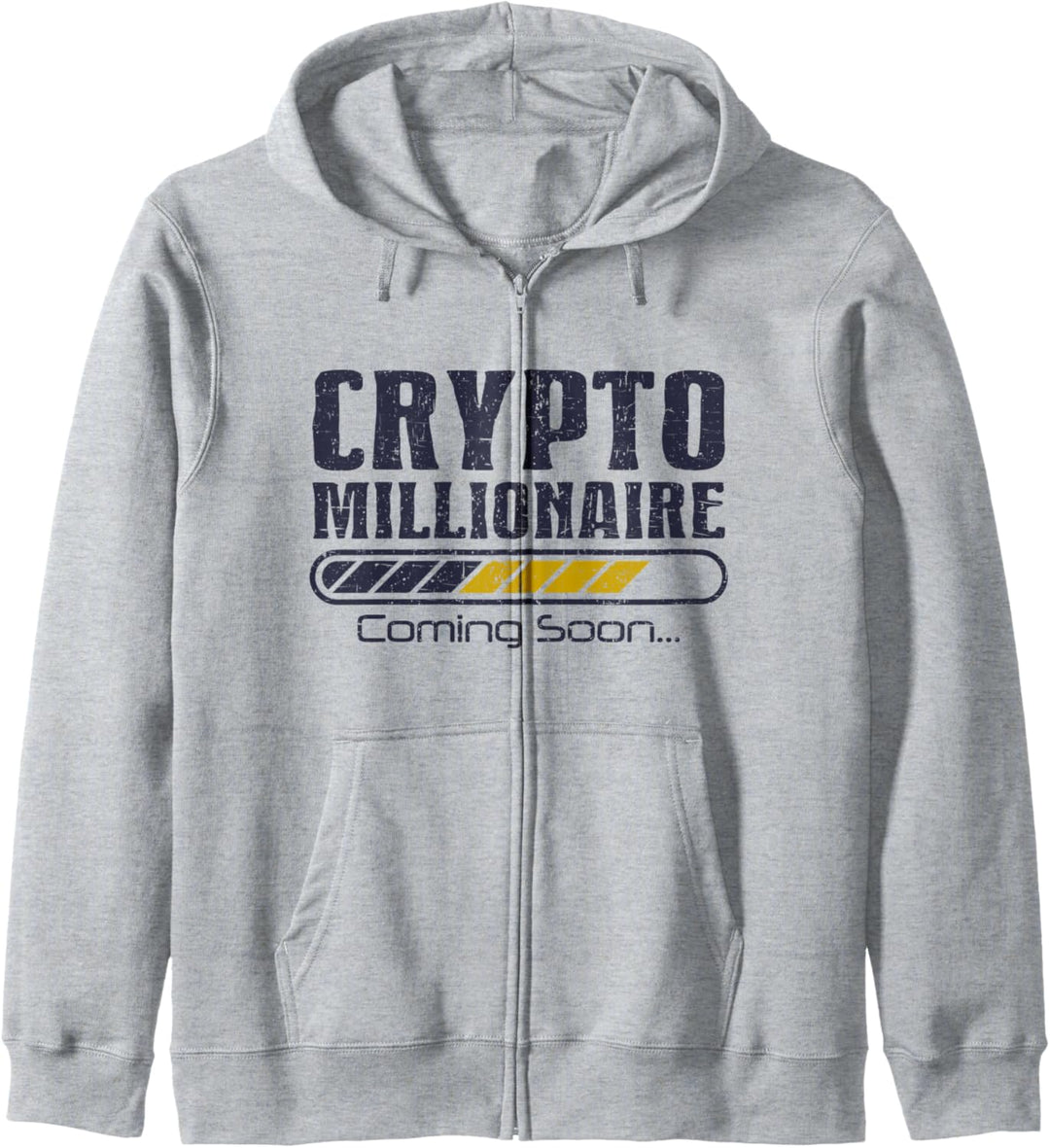 Lustige Bitcoin Krypto Währungsblockkette Kapuzenjacke