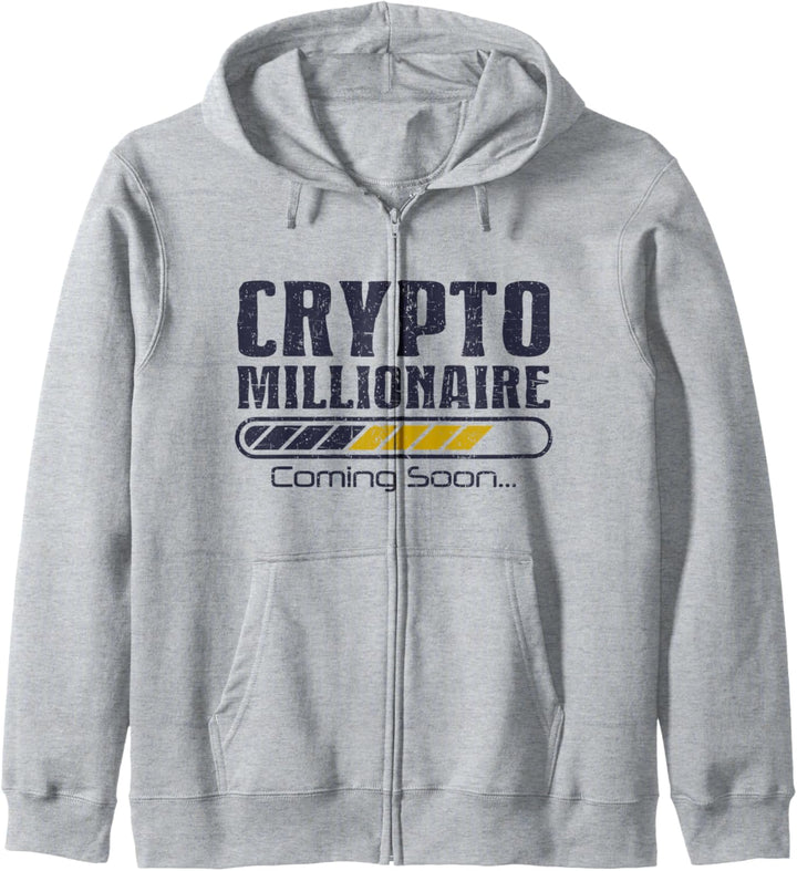 Lustige Bitcoin Krypto Währungsblockkette Kapuzenjacke