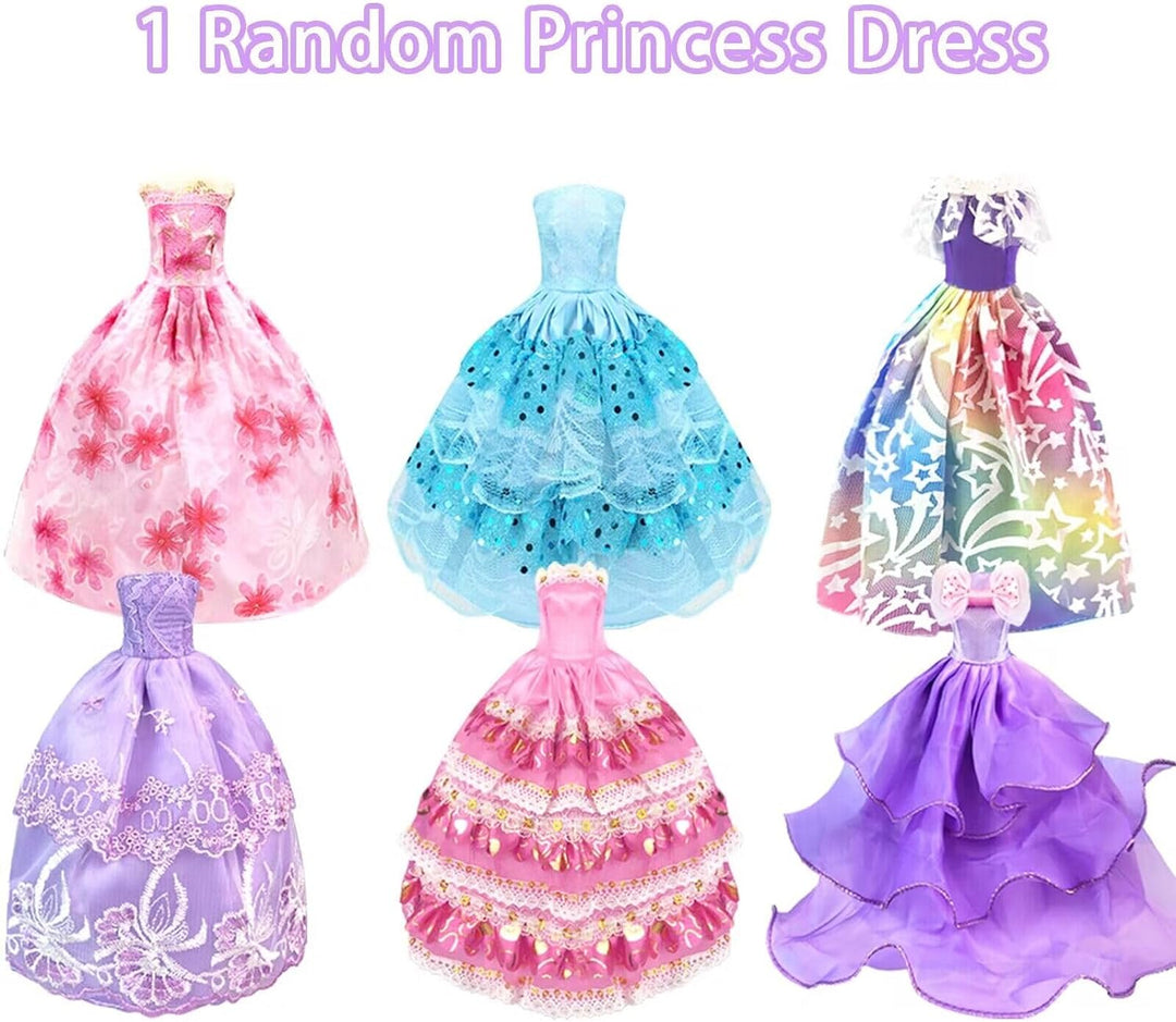 Kleidung Schmuck Zubehör für 11,5 Zoll Puppen mit 1 Abendkleider 2 Kleider Set 4 Minikleider 2 Tops