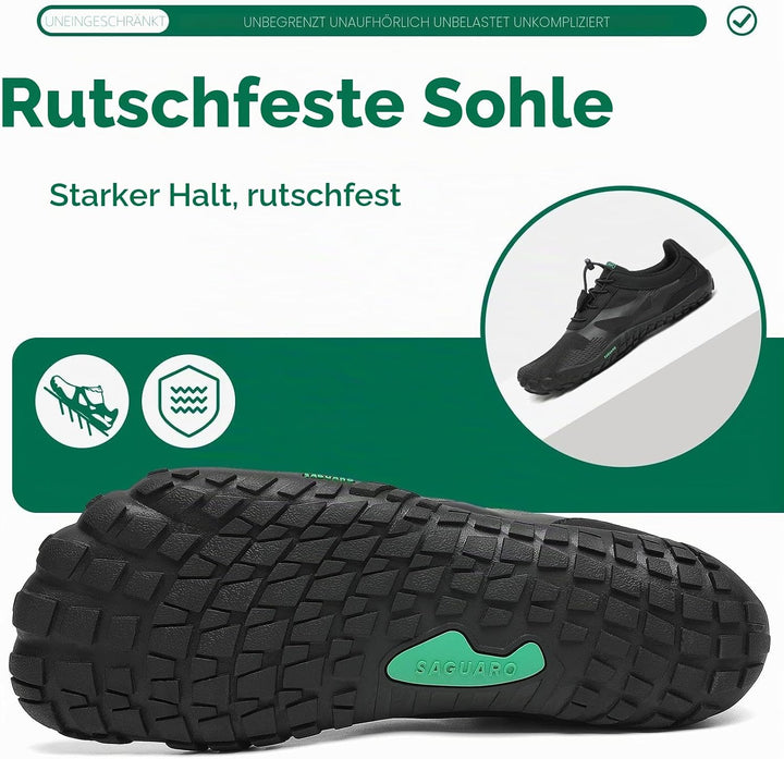 SAGUARO Barfussschuhe Herren Damen Outdoor Sport Fitnessschuhe Traillaufschuhe Gr.35-48 38 EU Modisc