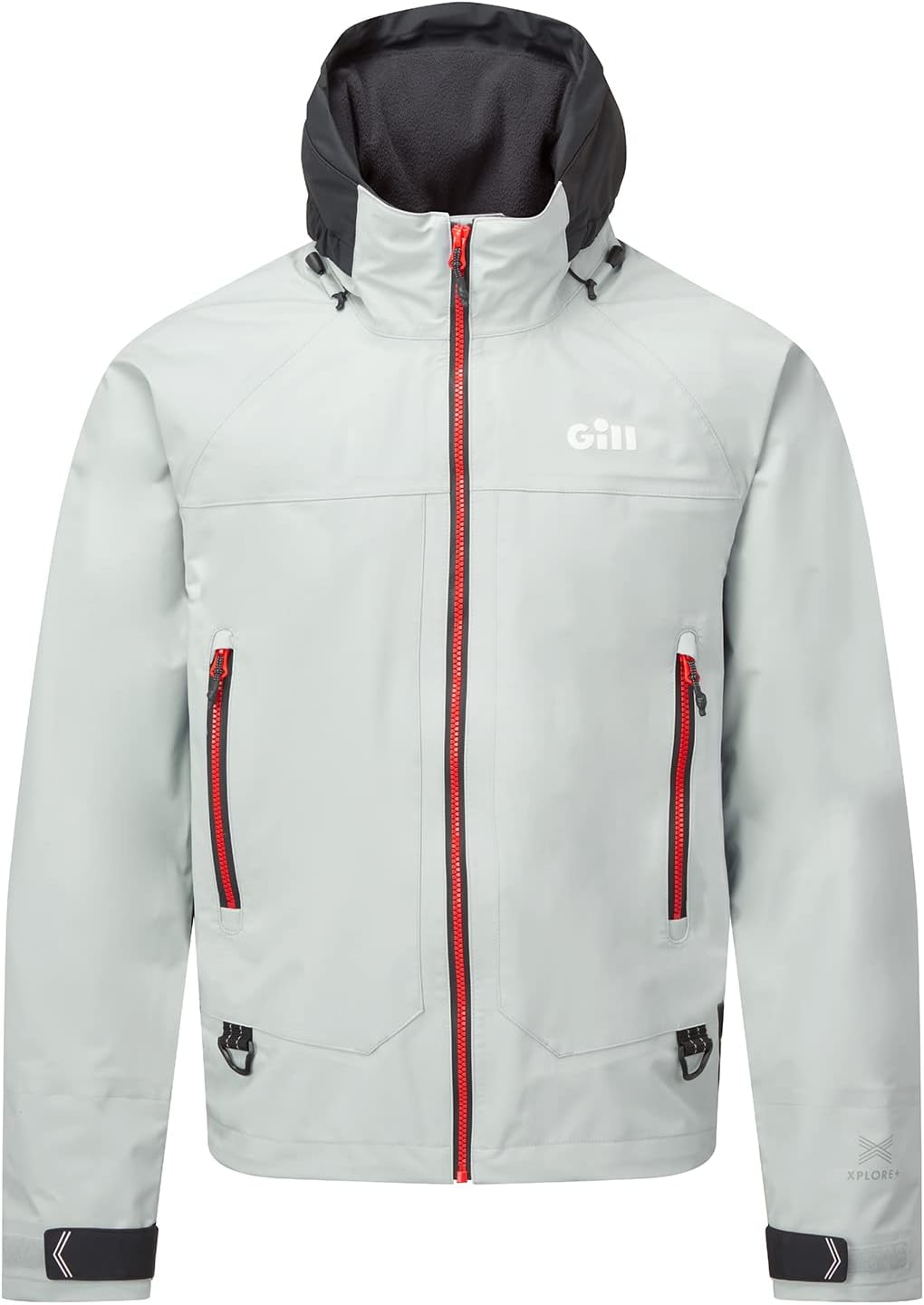 Gill 2023 Verso Inshore/Powerboat Jacket - Light Grey XS Grau, XS Grau