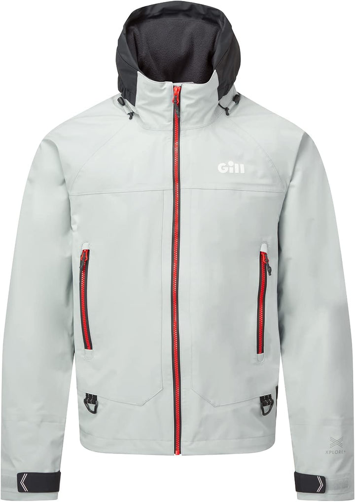 Gill 2023 Verso Inshore/Powerboat Jacket - Light Grey XS Grau, XS Grau