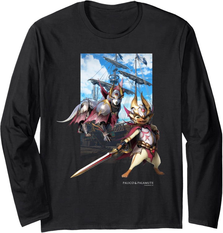 MONSTER HUNTER RISE：SUNBREAK Palico&Palamute Langarmshirt