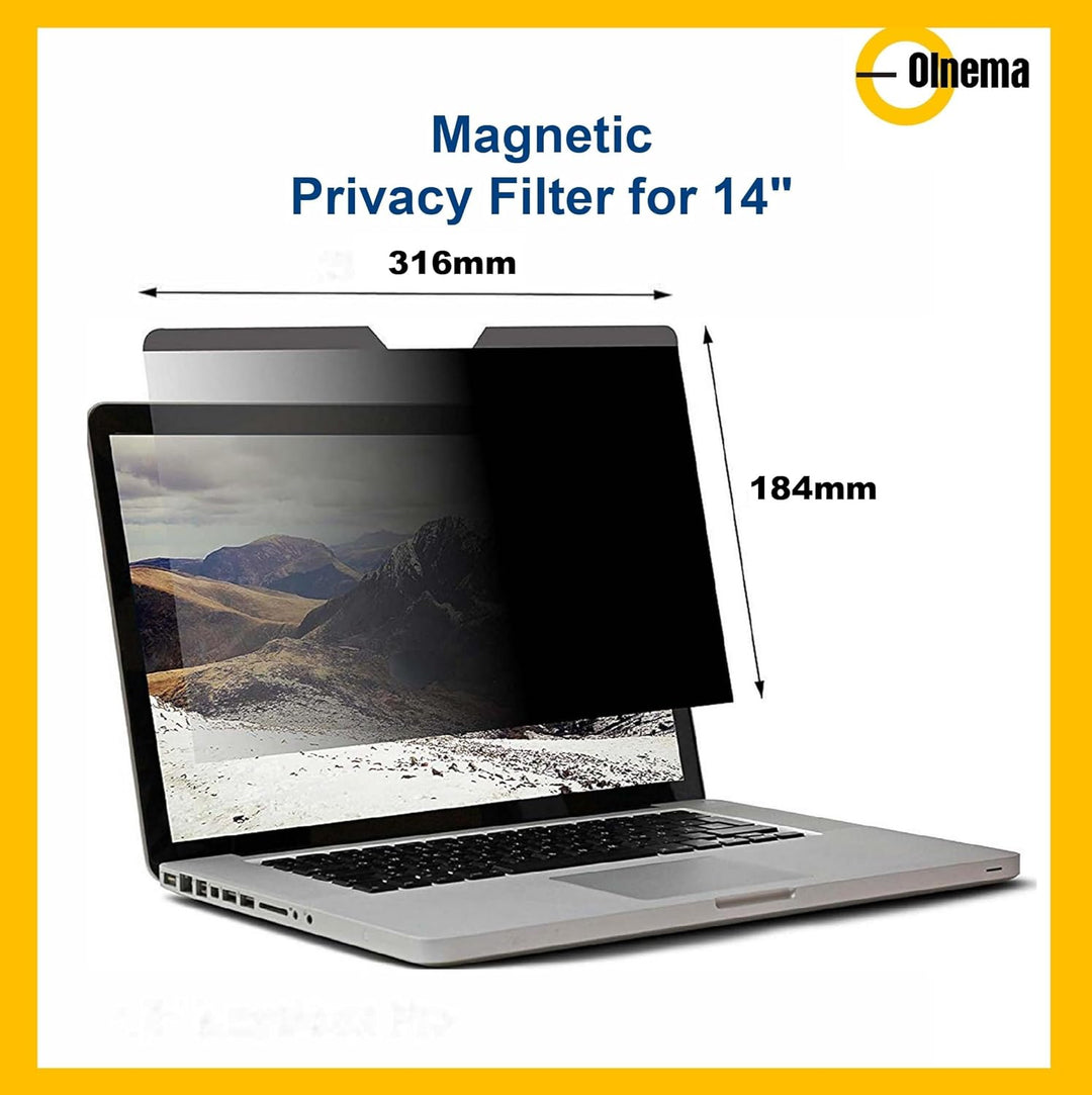Magnetische Laptop & Notebook Blickschutz Folie I Sichtschutz Folie I Privacy Filter I Blickschutzfi