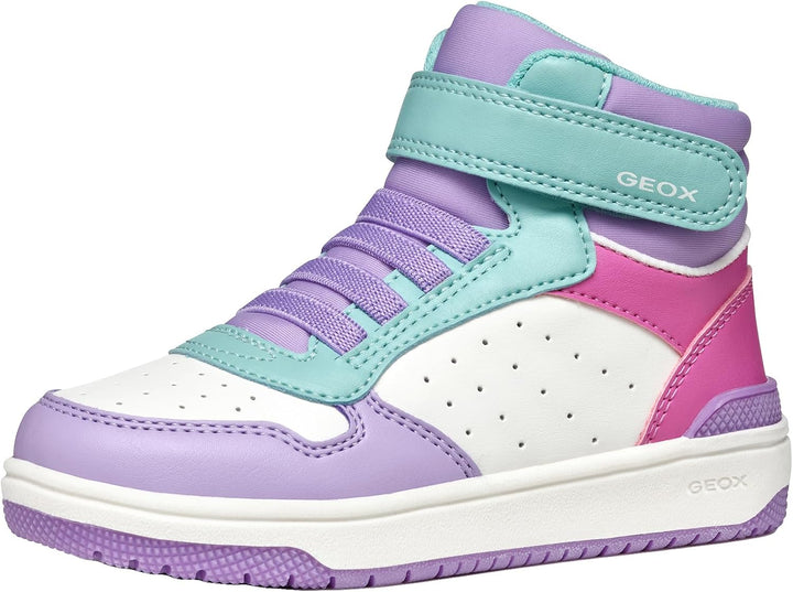 Geox Mädchen J Washiba Girl A Sneaker 24 EU Mehrfarbig, 24 EU Mehrfarbig