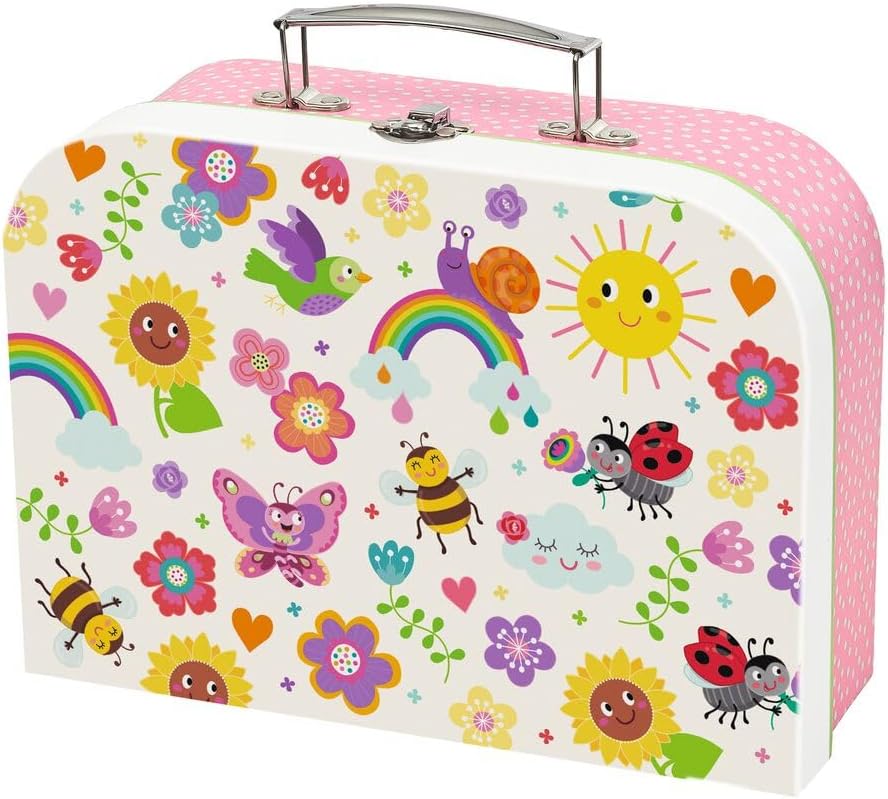 moses 016168 Krabbelkäfer Blumenkoffer-Gartenset, grosses Mal DIY-Set zum Säen, Anzüchten, Pflegen u
