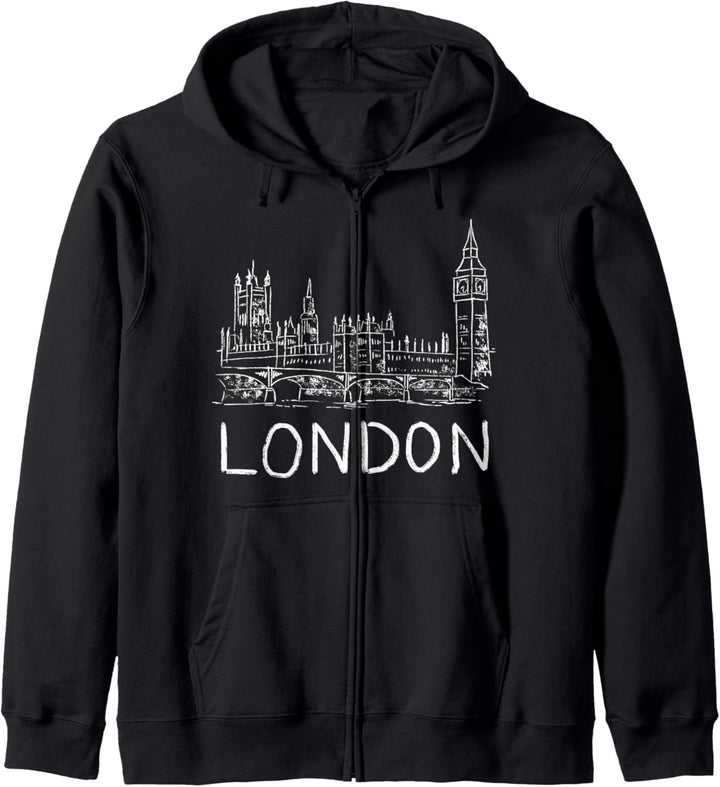 London England Kapuzenjacke