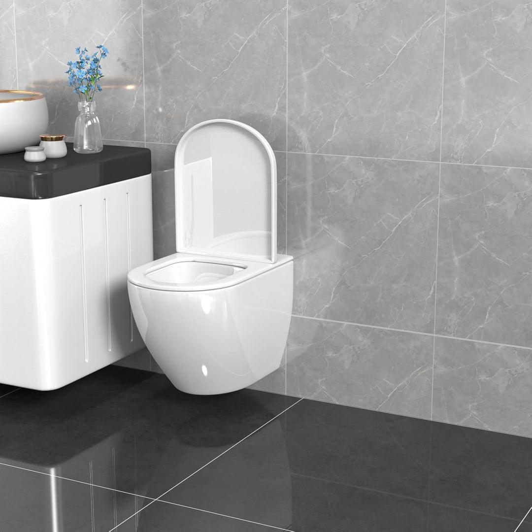 Toilettenhocker,40x21x17cm Eingedickter Klohocker,WC Hocker,Toilette Töpfchen Hocker Für Eine Gesund