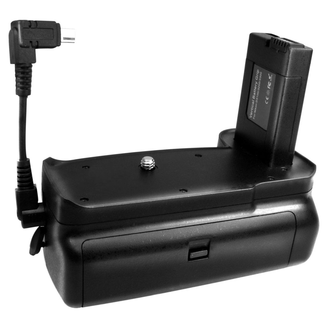 Akku-King Batteriegriff kompatibel mit Nikon D3100, D3200, D3300 SLR-Digitalkamera, MB-D3100