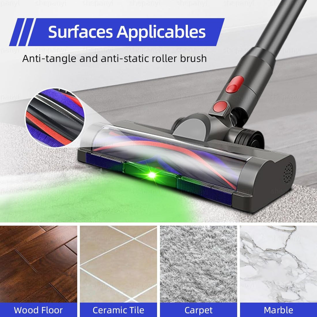 LED-Bodendüsen-Ersatzteil Zubehör Kompatibel Mit Dyson V7,V8,V10,V11,V15,Staubsauger Bürste für Verh