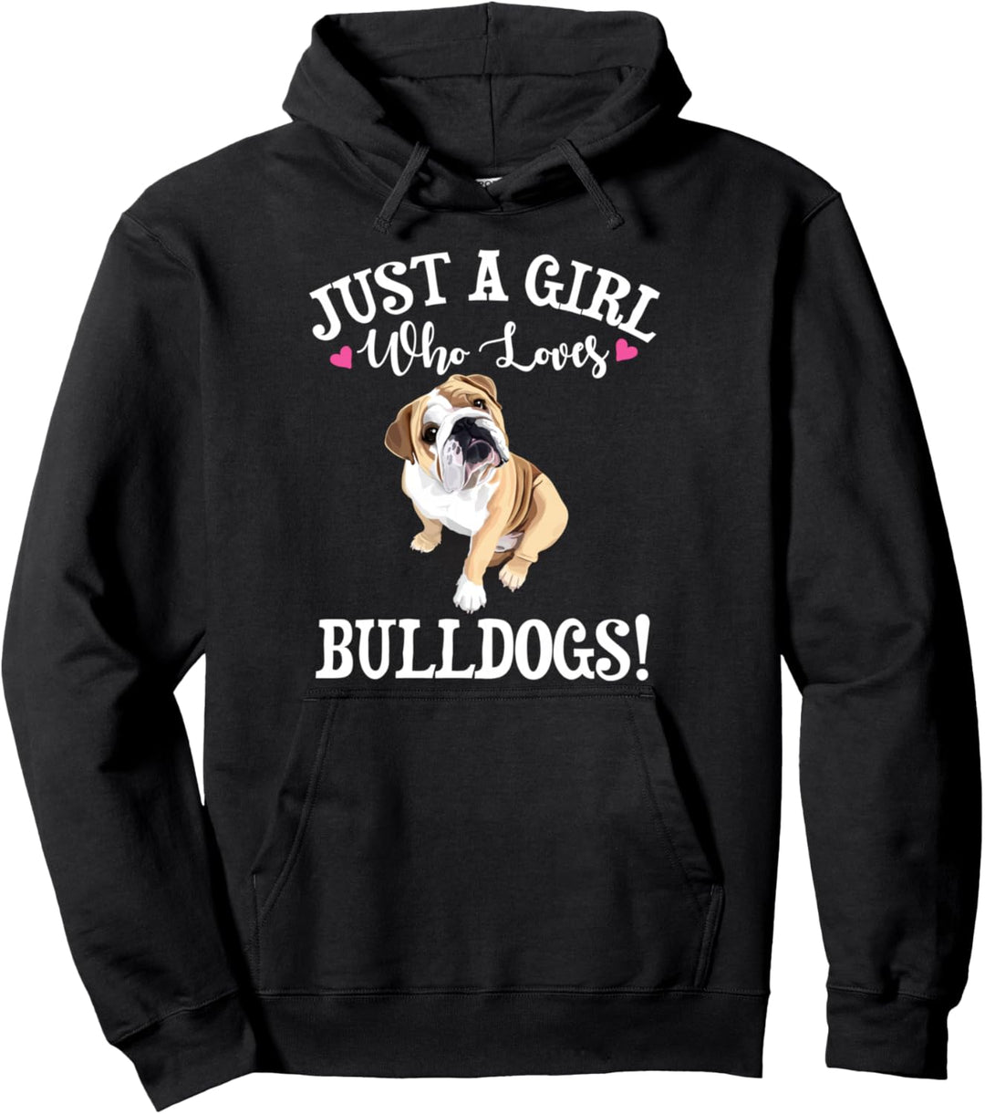 English Bulldog Pullover Hoodie