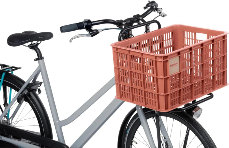 Basil Unisex – Erwachsene Crate Fahrradkaste 49.8x39x26.5cm Red, 49.8x39x26.5cm Red