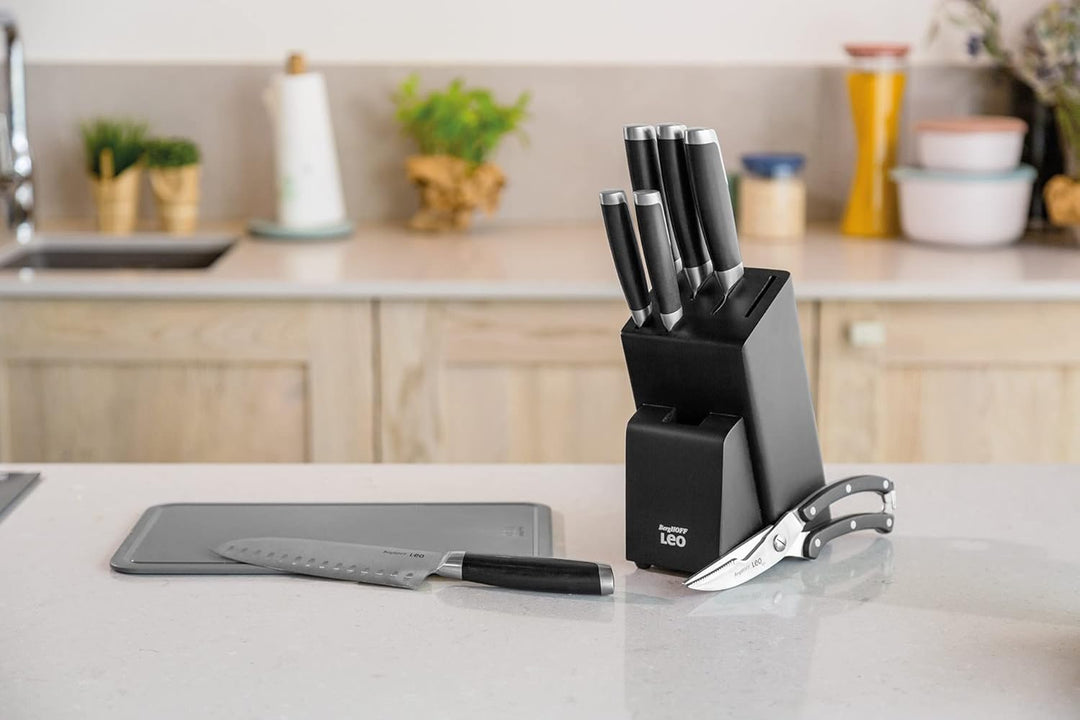 Berghoff - 6-tlg, messerblock Graphite