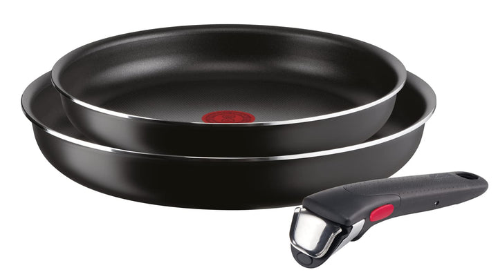 Lagostina Ingenio Essential Plus Antihaft-Töpfe und Pfannen-Set aus Aluminium für Gas und Backofen,