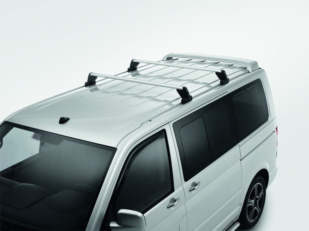 Volkswagen Original VW T5 T6 California Dachgepäckträger Tragstäbe Grundträger Satz T-Nut Transport