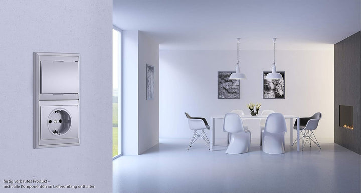 Kopp 805800010 Europa Infra Control 2D 180° UP IP20 Weiss Single, Weiss Single