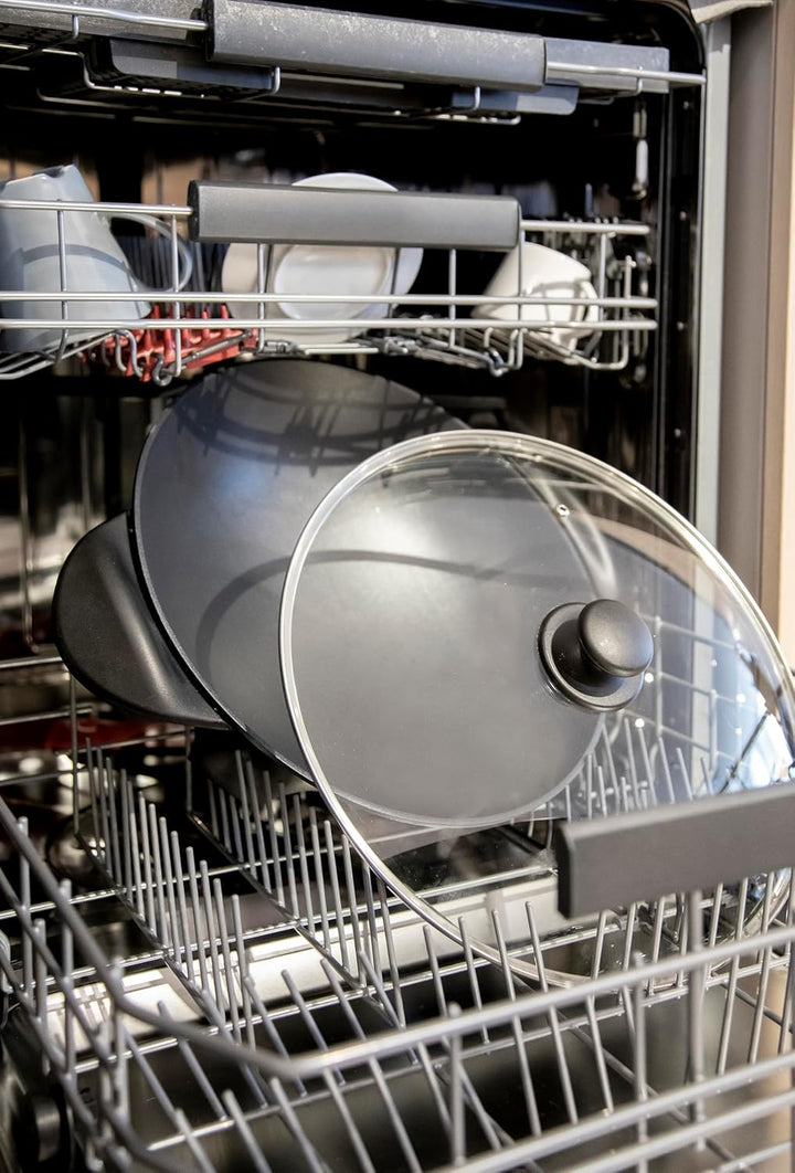 Domo DO-8708W DO8708W elektrischer Wok, Aluguss, 5 liters