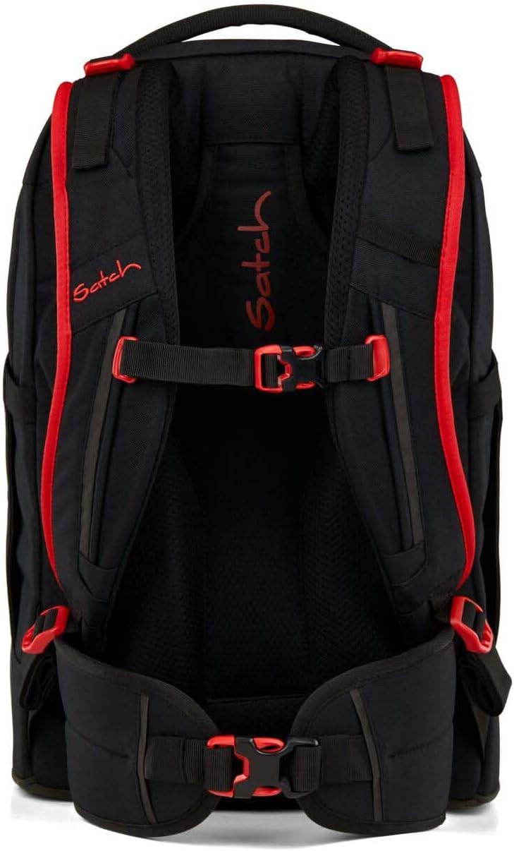 Satch Pack Schulrucksack Set 2tlg. inkl. Pencil Slider (Fire Phantom), Fire Phantom