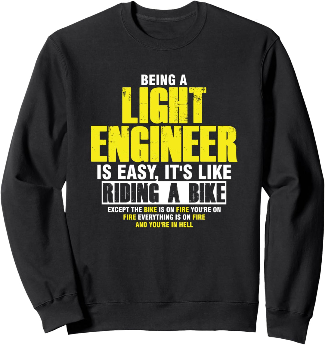 Lichttechniker Veranstaltungstechniker Lichttechnik Geschenk Sweatshirt