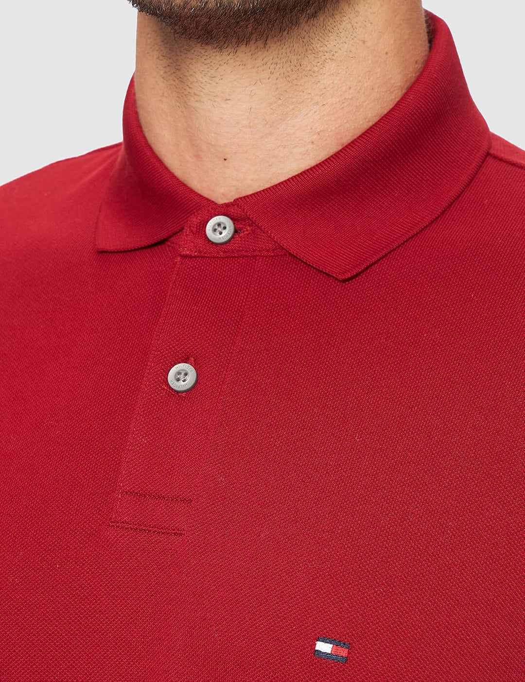Tommy Hilfiger Herren Poloshirt Kurzarm 1985 Regular Fit M Regatta Red, M Regatta Red