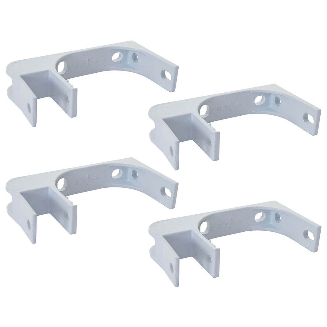 Mendler 4er-Set Deckenhalterung für Markise T792, Wandhalterung Deckenmontage Adapter