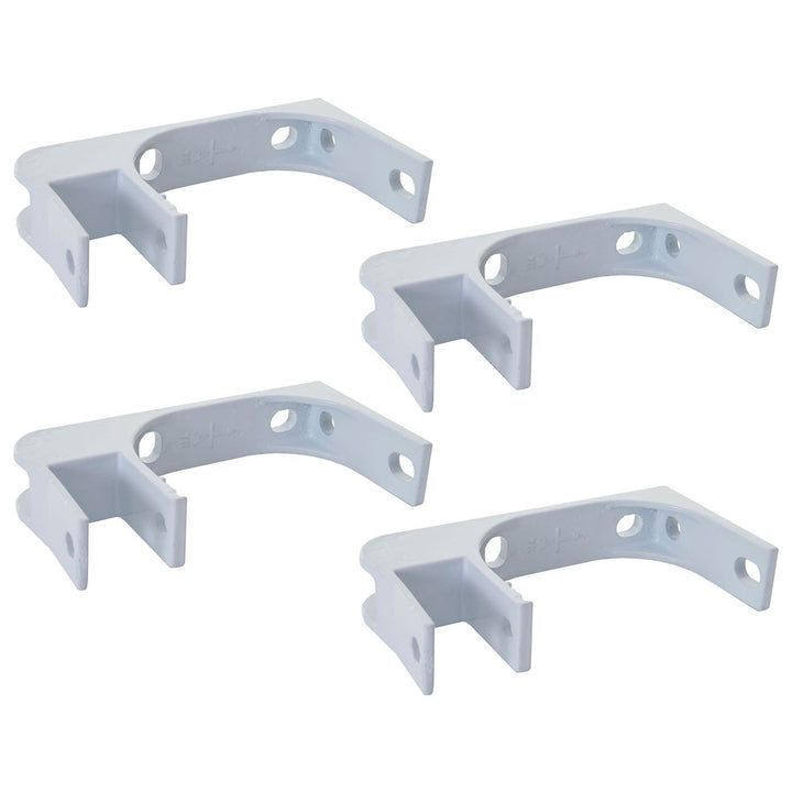 Mendler 4er-Set Deckenhalterung für Markise T792, Wandhalterung Deckenmontage Adapter