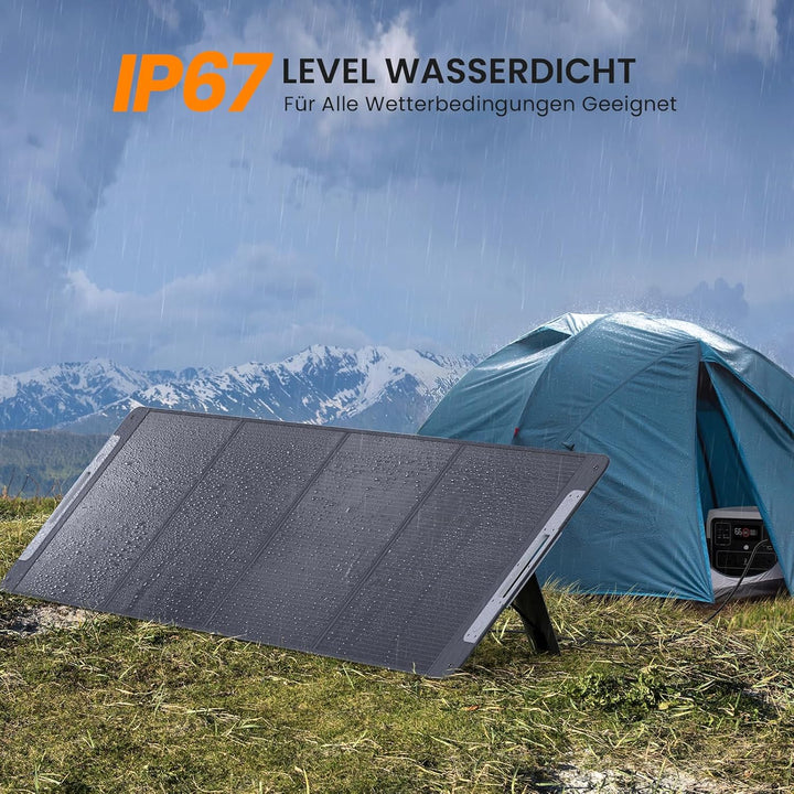 220W 19.8V Tragbares Solarpanel,N-Type 16BB Faltbar Monokristalline Solarmodule für Tragbare Powerst