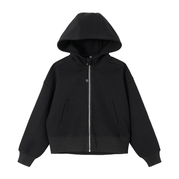 Rolanko Kapuzenpullover für Mädchen mit Reissverschluss, Gemütliche Langarm-Kapuzenjacke Lässiges Sw
