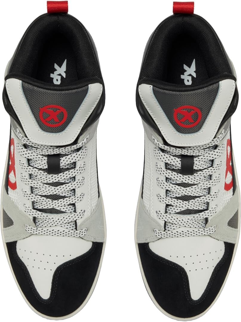 XPD Herren Moto-1 SneakersZertifizierte Motorrad-Sneaker 41 EU Weiss, 41 EU Weiss