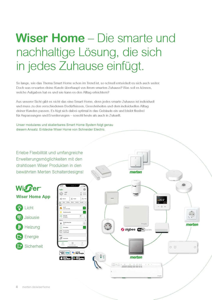 Schneider Electric CCT501801 Wiser Smart Home Hub Controller & CCTFR6400 Wiser Smart Home Raumthermo