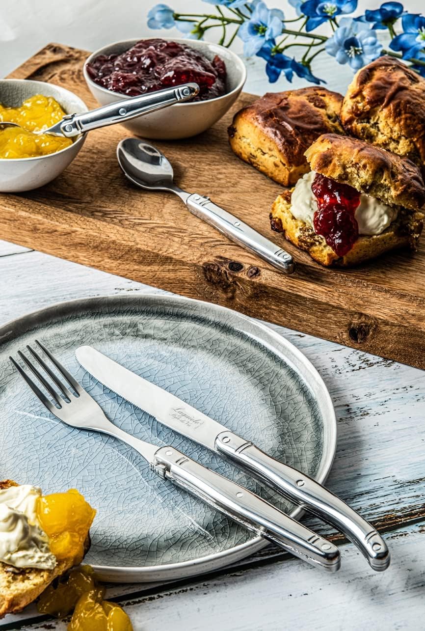 Laguiole Style de Vie Besteckset Premium Line, 24-teilig, Edelstahl, neues Modell