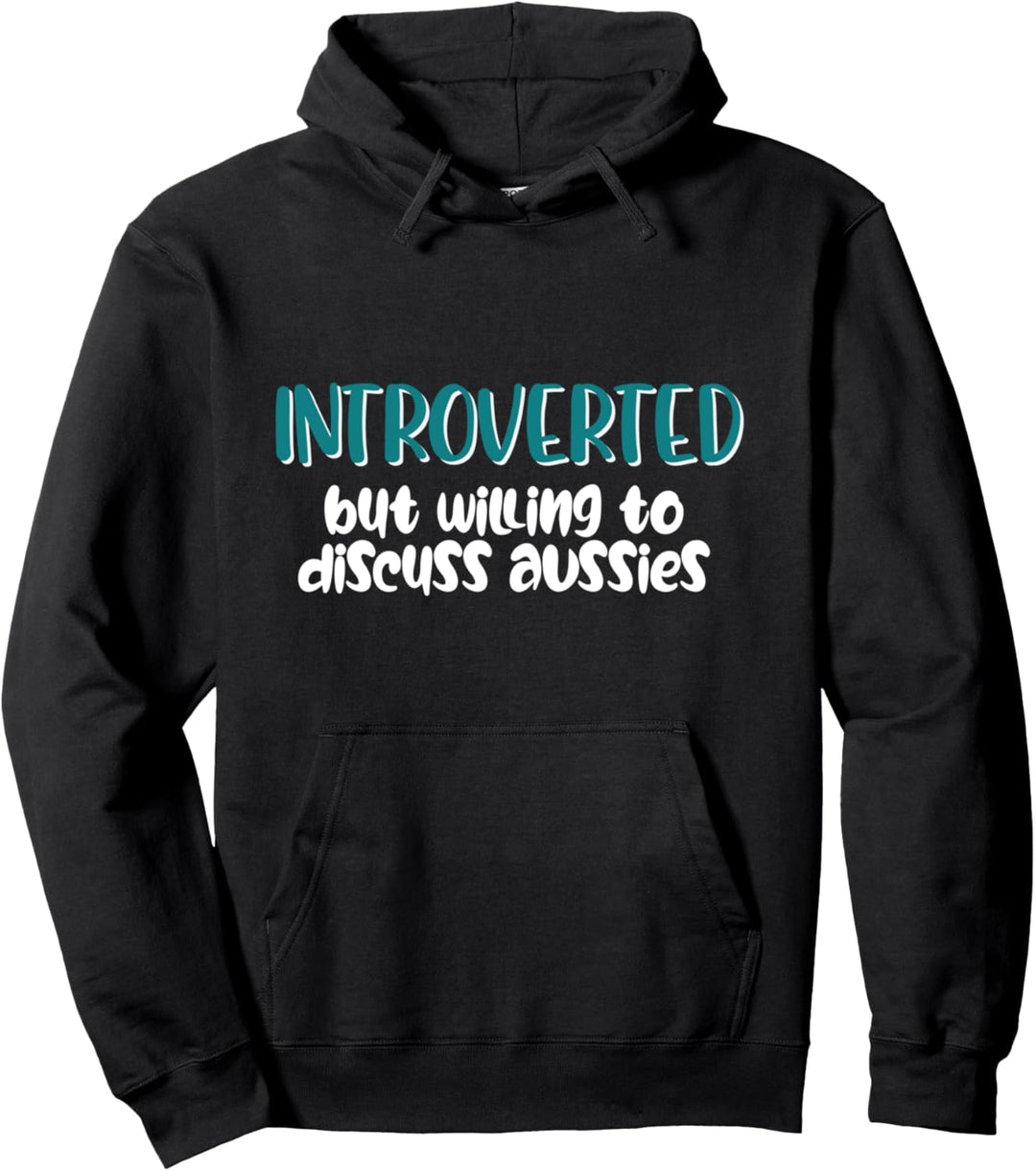 Australian Shepherd Geschenke für Introvertierte Cute Aussie Pullover Hoodie