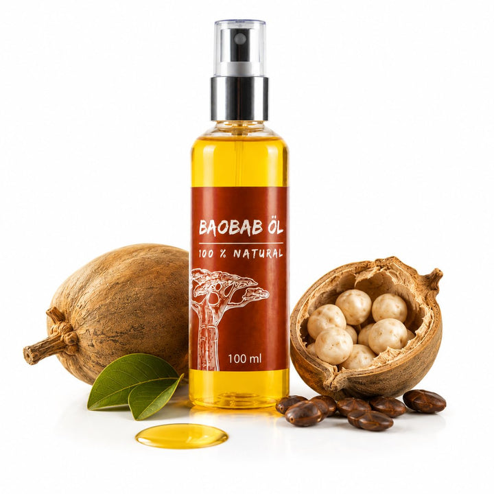 sanaviva® Baobaböl Kaltgepresst (100ml) Baobab-Oil Bio Rein &amp; Natürlich 100% Vegan Premium Baobab Öl