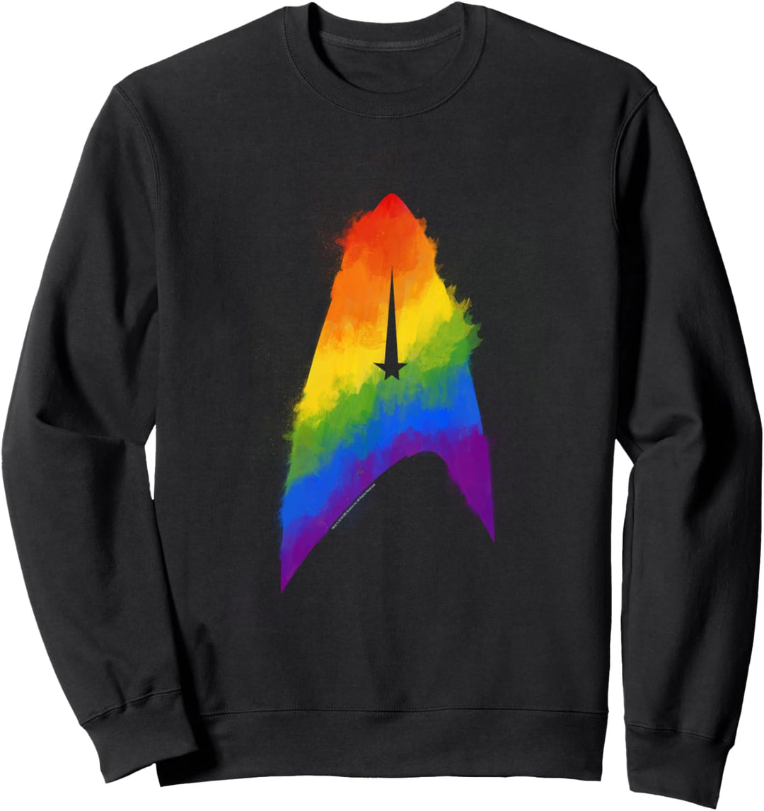 Star Trek Discovery Pride Large Chest Logo Sweatshirt