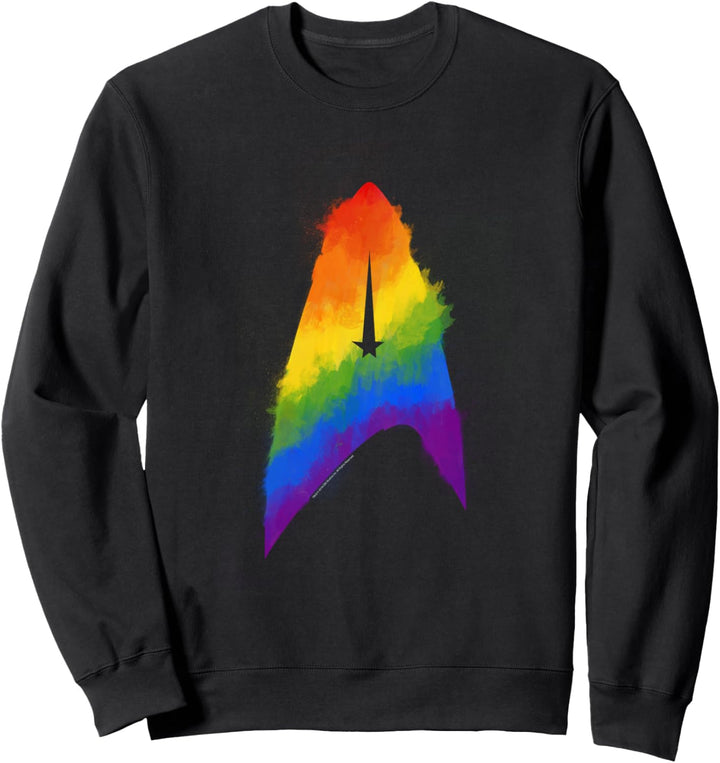 Star Trek Discovery Pride Large Chest Logo Sweatshirt