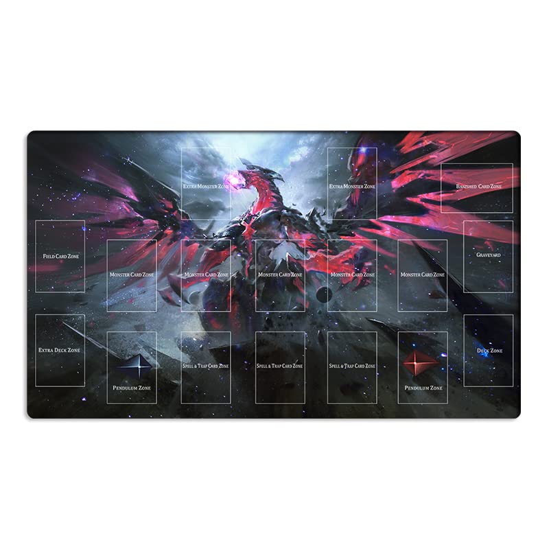 Mlikemat Spielmatte Neo Galaxy-Eyes Photon Drache CCG TCG Sammelkartenspielmatte + Tasche (ZD039-889